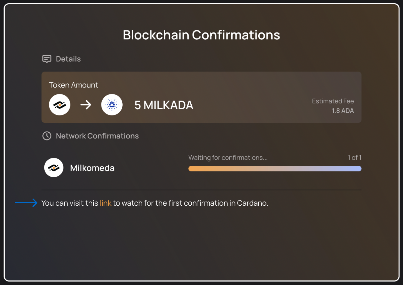 Blockchain confirmation