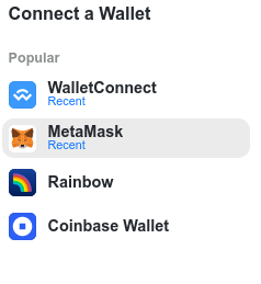 Wallet Selector