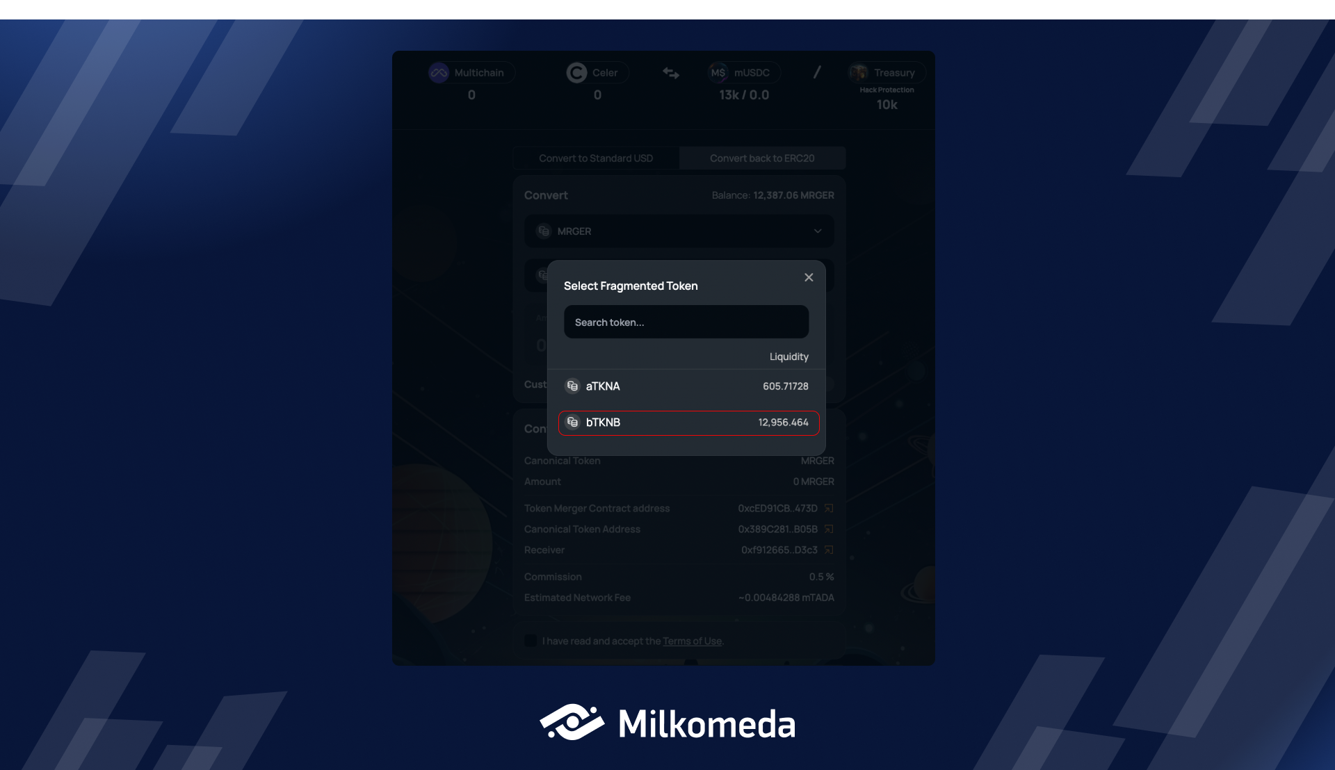 Select fragmented asset